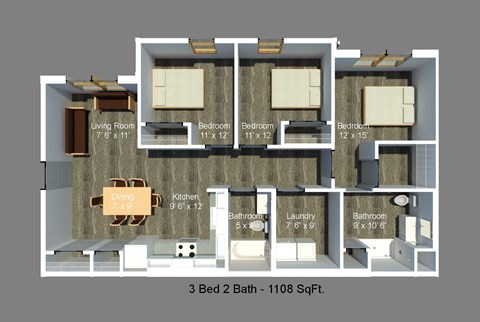 1200 Wheat St. 1-3 Beds Apartment, Affordable for Rent - Photo Gallery 32